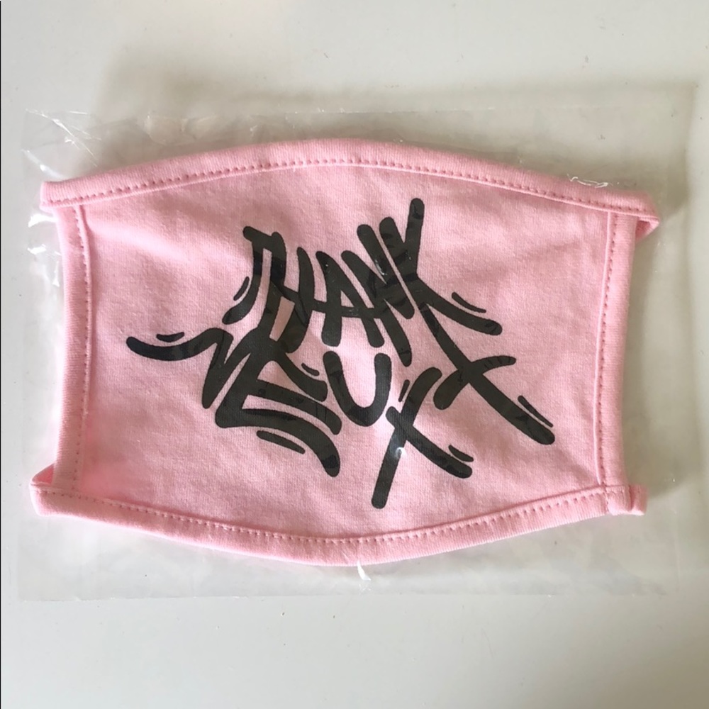 Ariana Grande (Pink) Thank U Next Face Mask